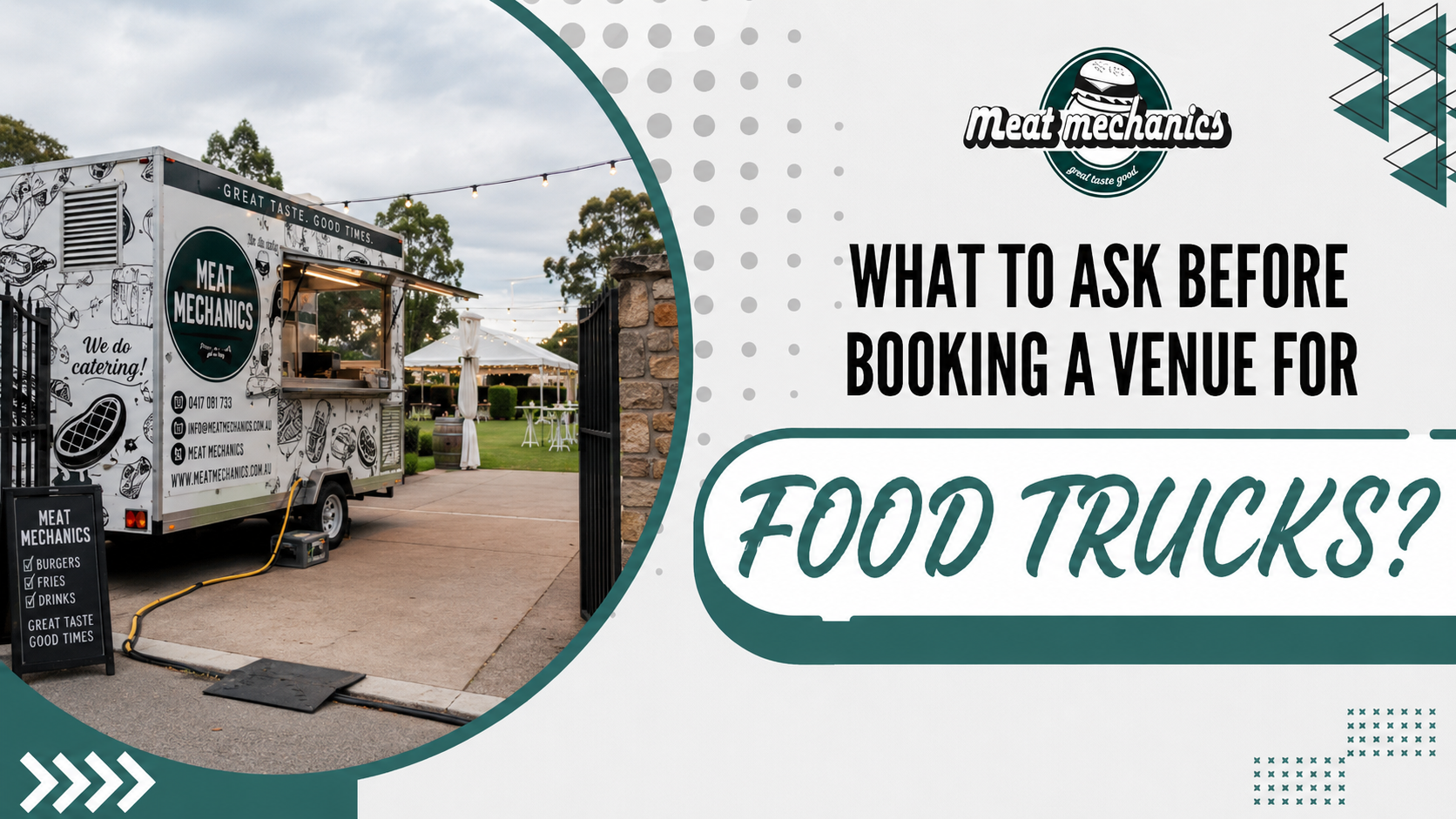 What To Ask Before Booking Venues to Accommodate Food Trucks Easily?