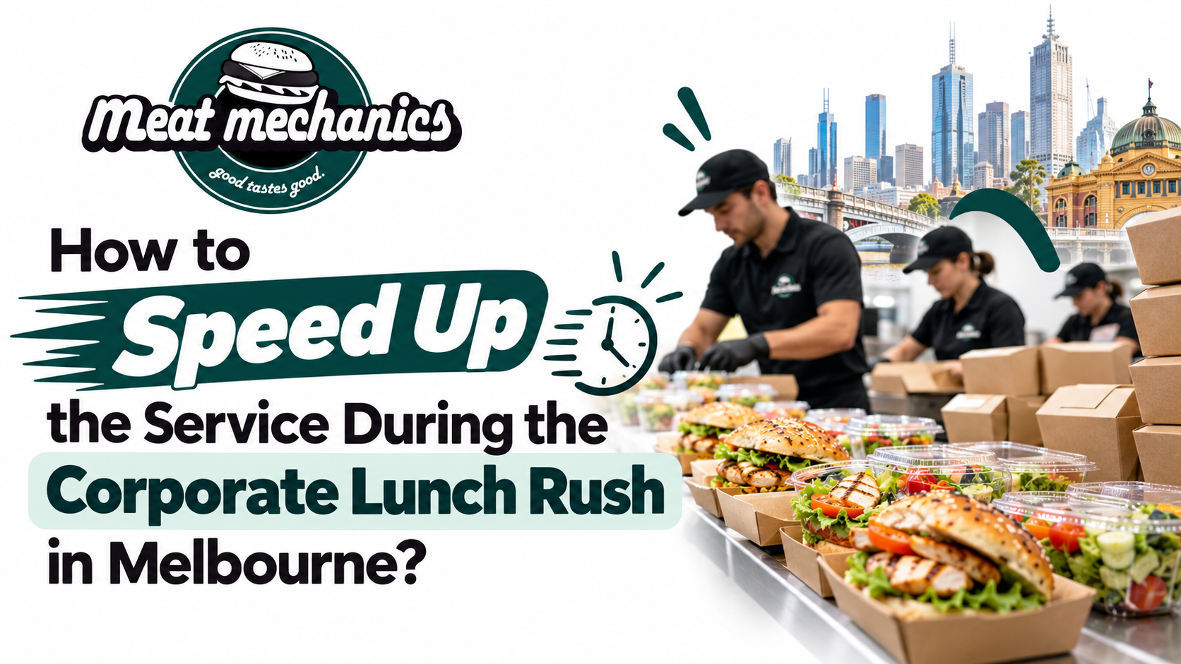 How to Speed Up the Service During the Corporate Lunch Rush in Melbourne?